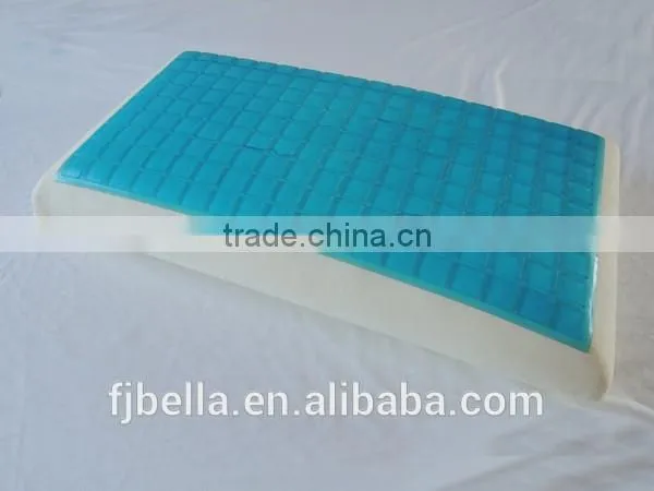 2 in 1 Traditional Style Reversible Cool Gel Memory Foam Head Pillow