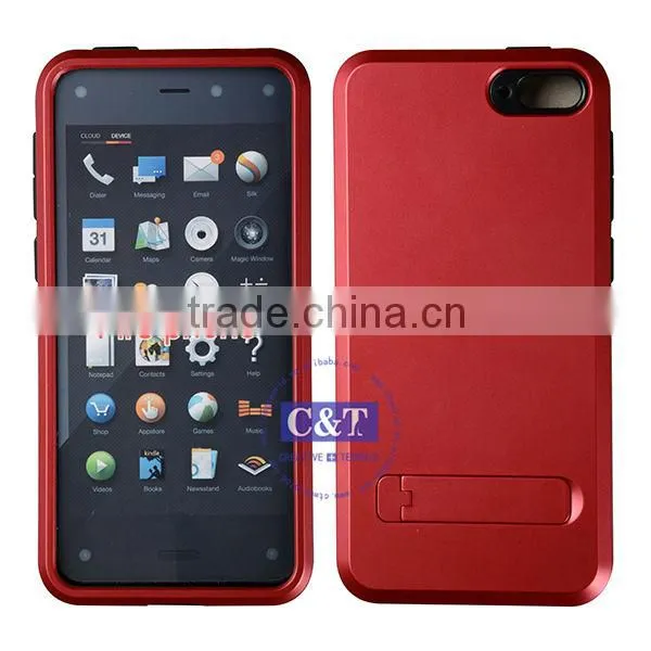 C&T 3 in 1 hybrid kickstand Aluminum phone case for Amazon Fire Phone