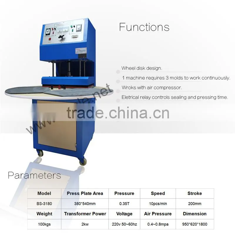 BS-3180 automatic blister packing machine