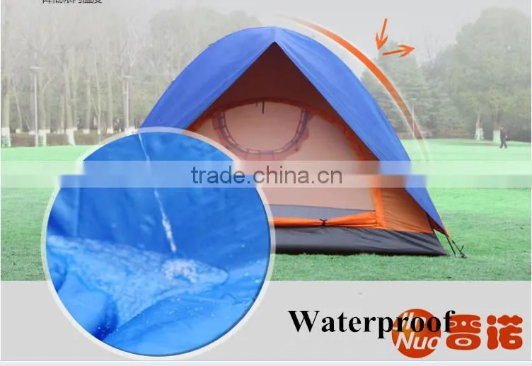 3 person double layers single door outdoor travelling tent
