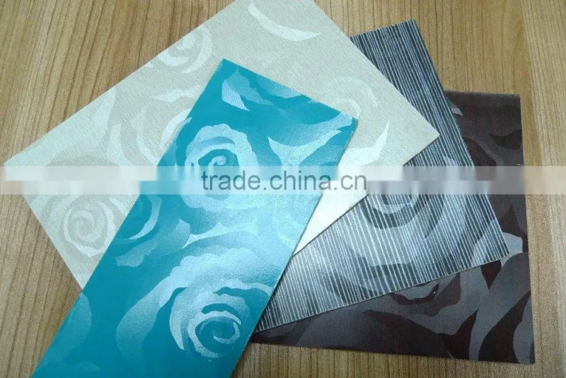 2015 hot sales Melamine MDF slatwall panels plywood /displaying board with rose printed for construction decorate metarials