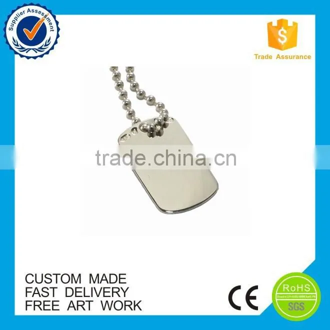 china wholesale cast Iron necklace dog tag