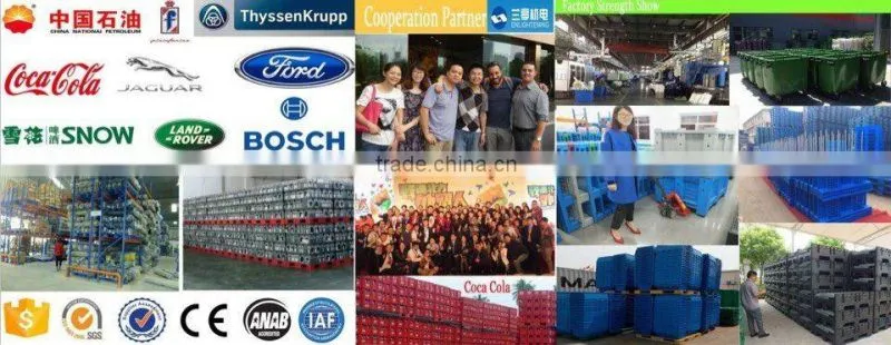 980*1140*1050 1-4T rigid foldable large logostic pallet container/stackable container