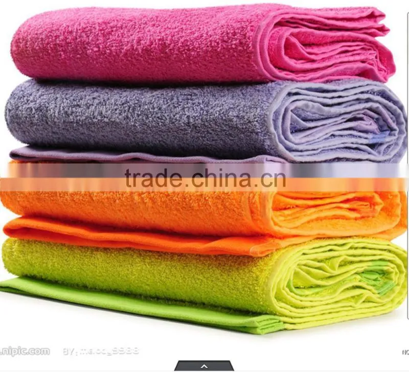 Plain Dyed 100% cotton towel magic egyptian cotton home / hotel towels