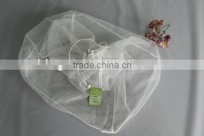 2016 fast selling mesh Drawstring laundry bag