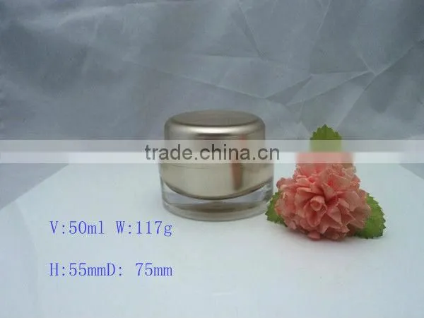 manufacture golden skin care cream packing bottle