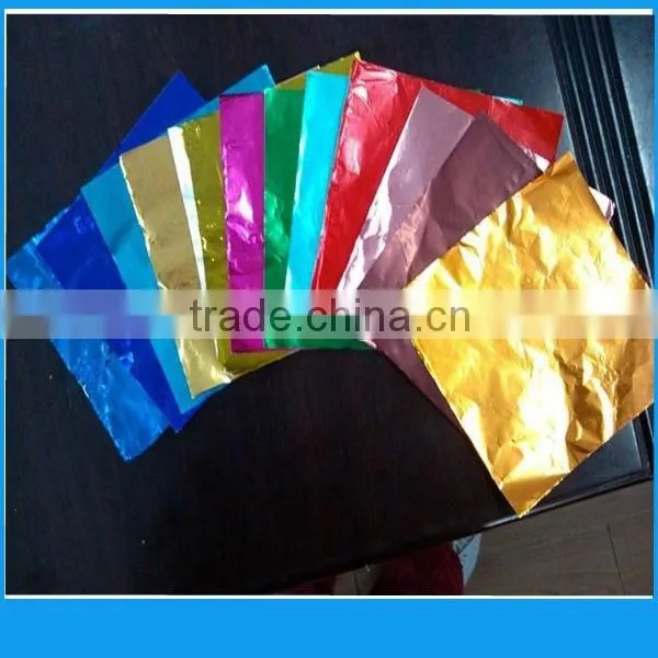 Soft Temper and Coated Treatment aluminum foil for chocolate wrapping