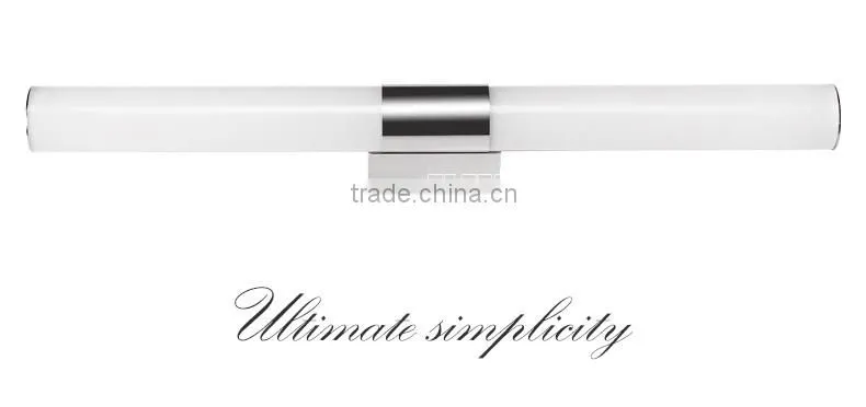 Hot Sales 12W 60cm Acrylic Round Bathroom Mirror Light For Home Decoration