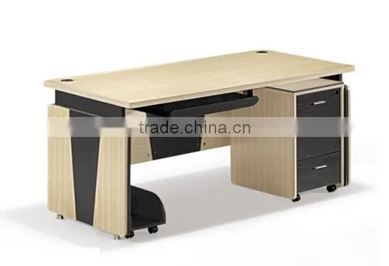 Laminated modern design computer table & computer desk HX-G0499