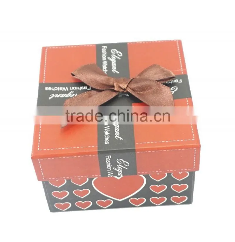 Hot in the market watch gift box active spot printing cover butterfly top promotional case