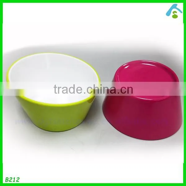 melamine round flat bowl