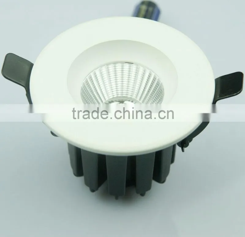 7W 9W LED Warm White Energy Saving Recessed Ceiling COB Downlight With LED Driver