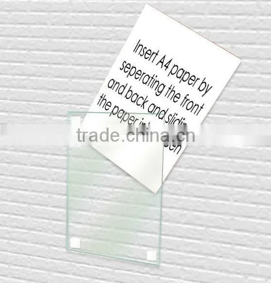 Wall Mount Acrylic Sign Holders 8"x11"