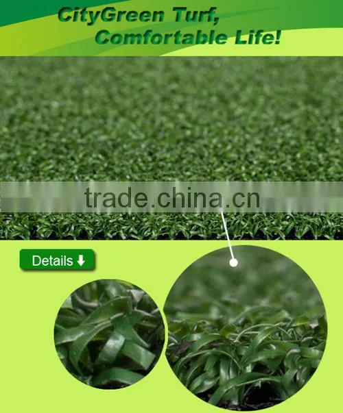 PA material synthetic grass for golf green lawn
