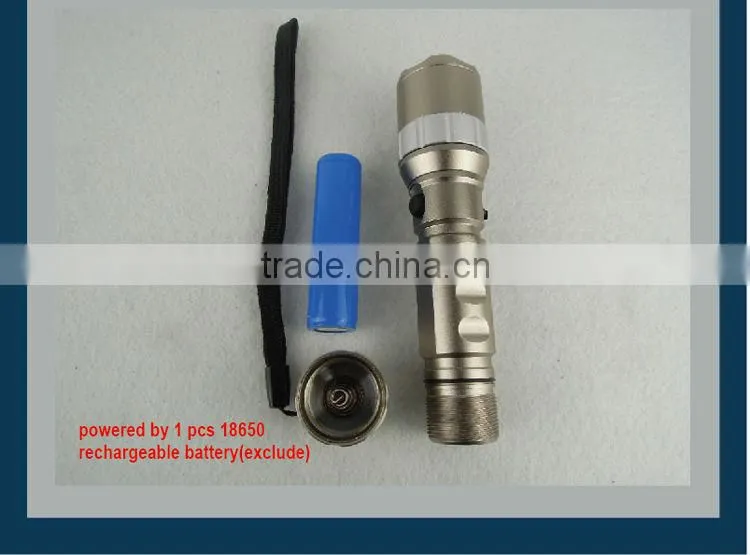 5 Watt Magnet Control Rechargeable CREE Q5 Zoom LED Flashlight
