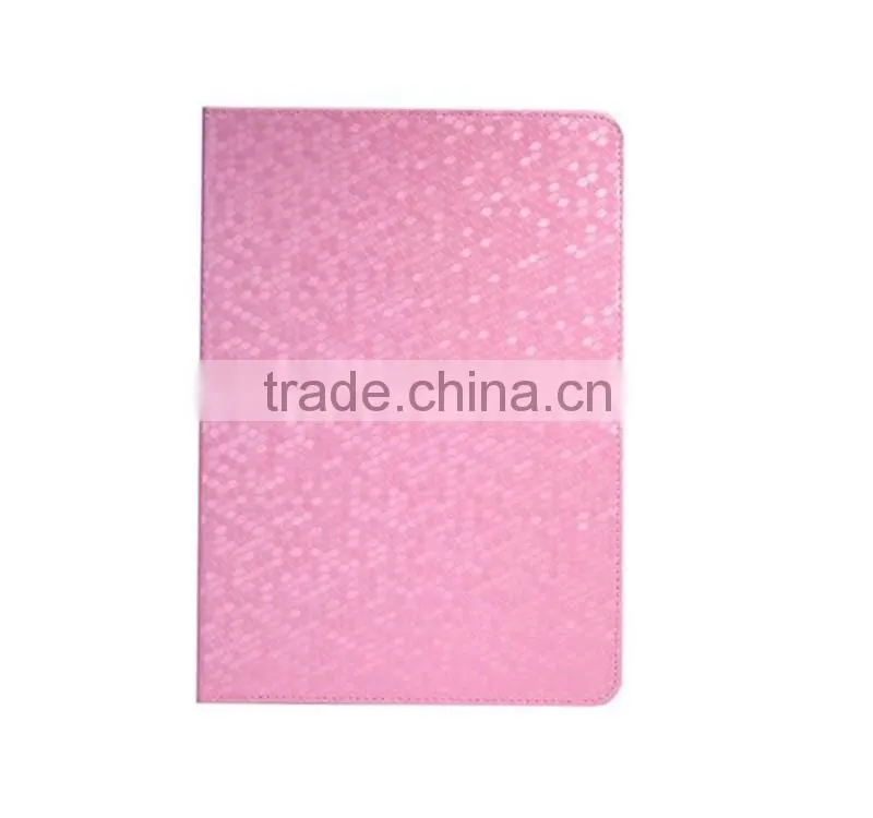 Diamond pattern PU leather case for ipad air, for ipad pro case