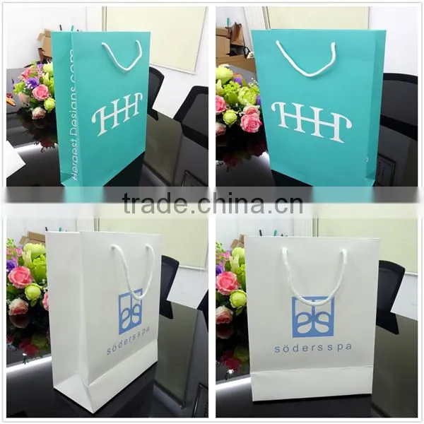 2016 Hot Sale Cheap Christmas Brown Paper Gift Bags