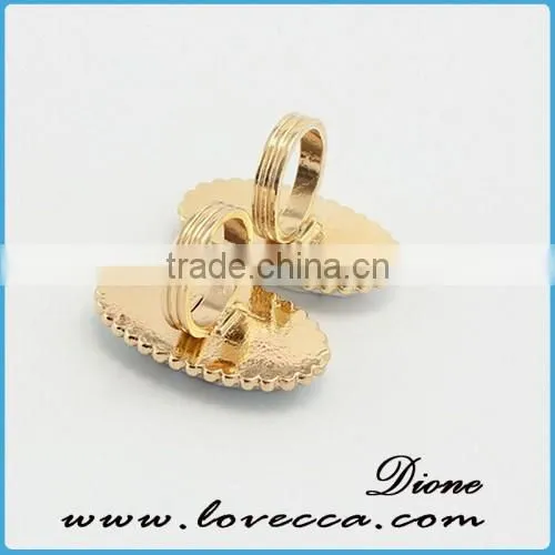 Latest imitation Green gemstone ring women jewelry from Guandong