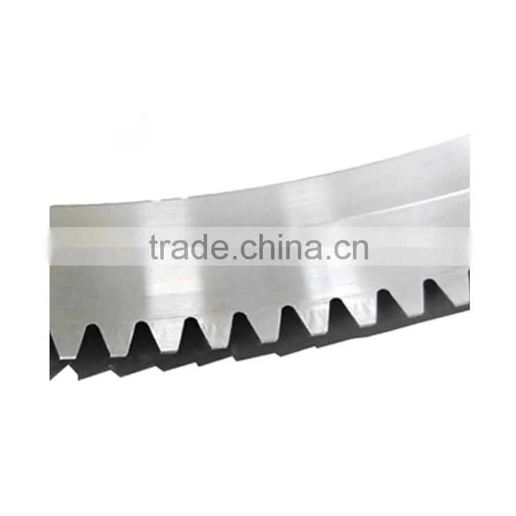 Angle spur steel gear rack