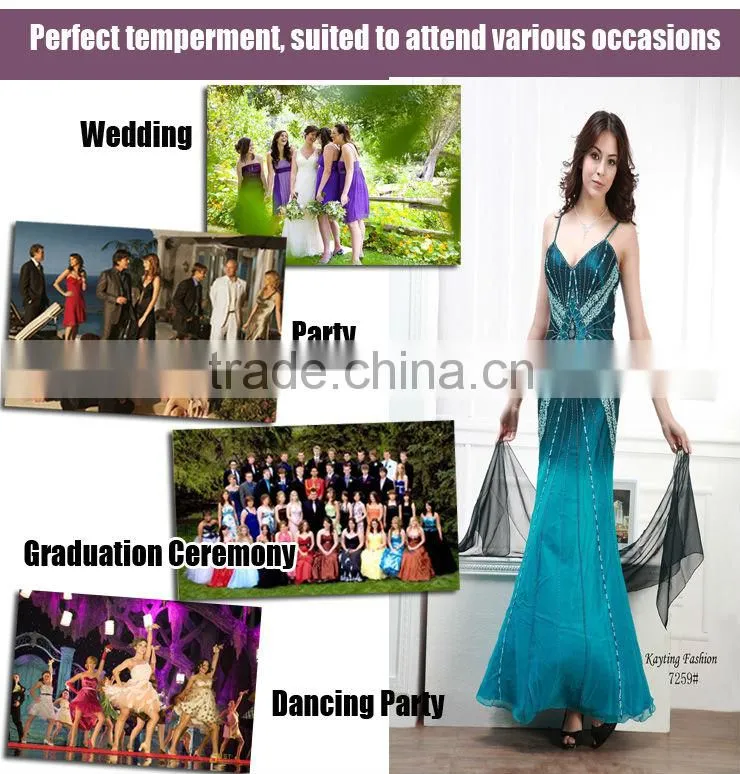 Elegant Beaded Spaghetti Strap Design with Scarf Latest Party Gowns Designs