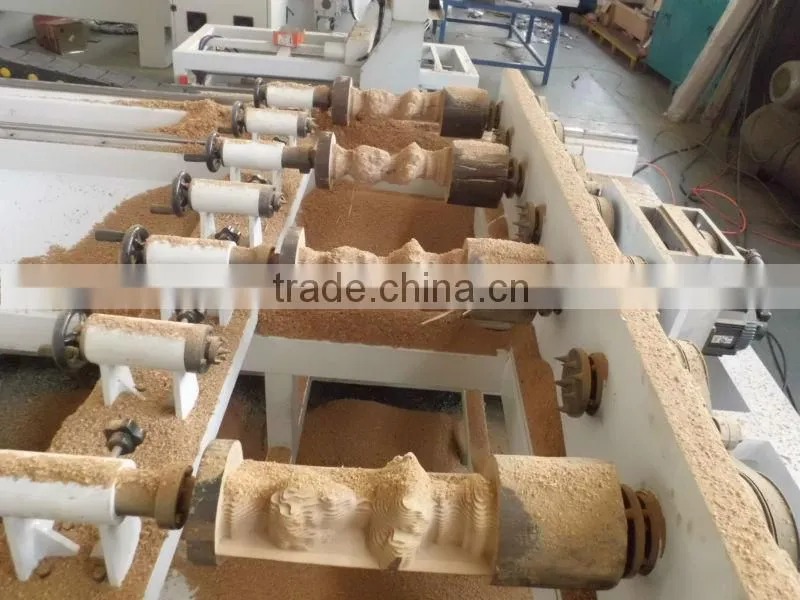 Jinan Nc Studio Control 1530 4Axis 3D Cylinder CNC Carving Machine CNC Router with High Quality
