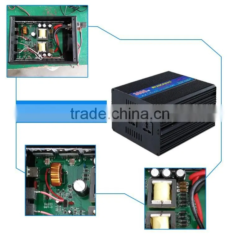1000w 2000w 3000w electric power inverter pure sine wave