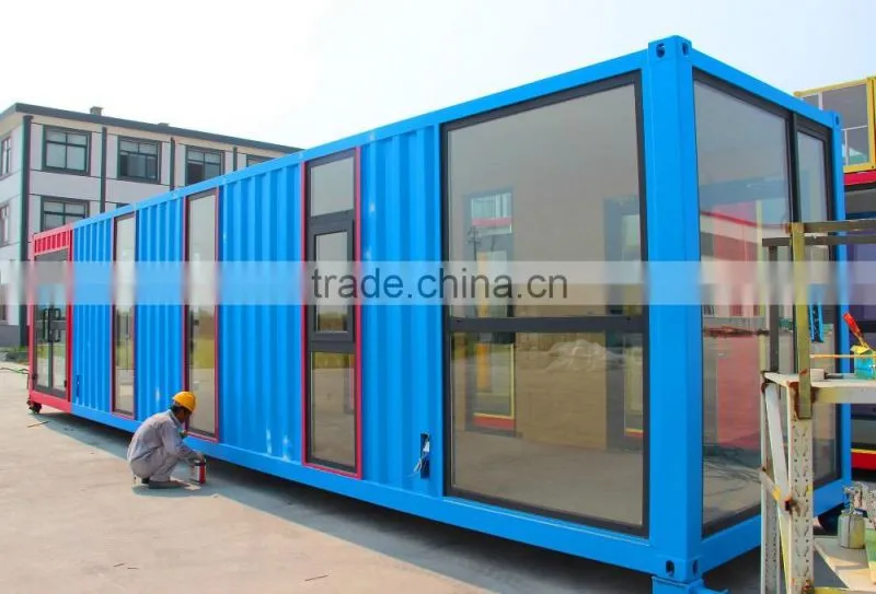 Professional prefabricated container house/container house with wheels/shipping container homes