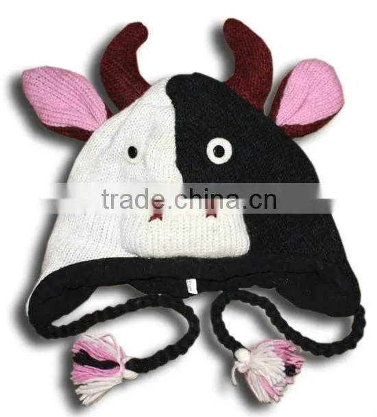 Knitted Children Mohawk Hat