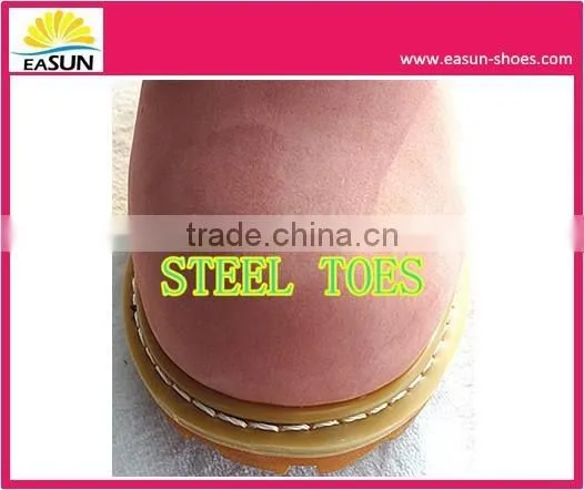 Fashion Goodyear welt women safety shoes with sheepskin lining