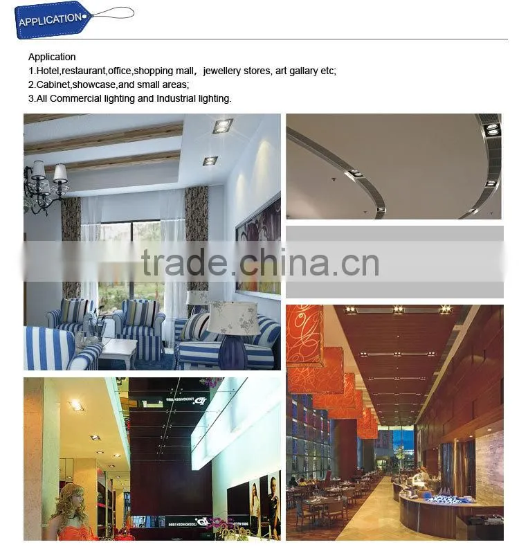 double heads cob commercial lighting fixture with OEM service