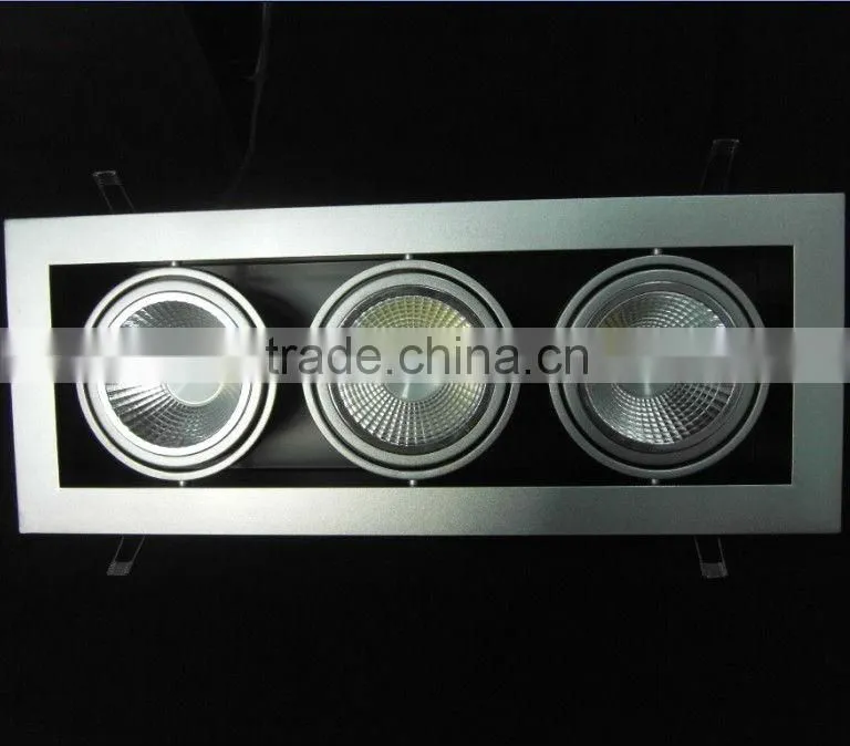 2014 New modern high power Grille LED Ceiling Light in Square Shape
