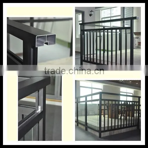 New material swimming pool exterior stair handrail, railings and handrails
