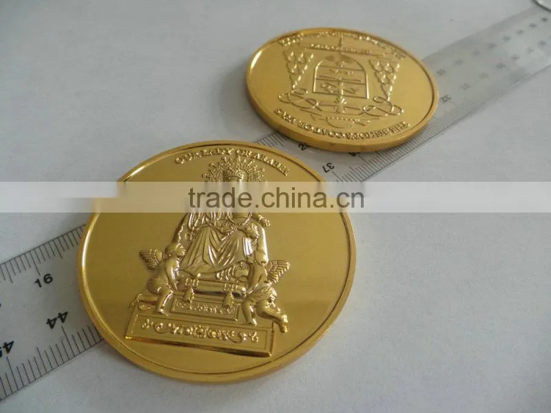Virgin head 3D design metal zinc alloy customized design award medallions badge.antique bronze petwer copper medal coin for sale