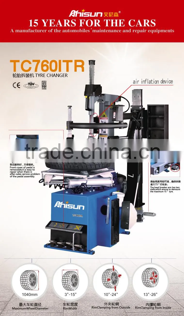 super automatic tire changer 1040mm 3 years warranty time