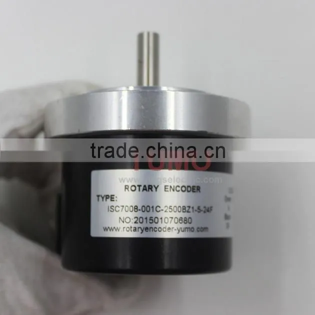 ISC7008 2500ppr 24V NPN optical shaft rotary encoder pulse price incremental rotary encoder