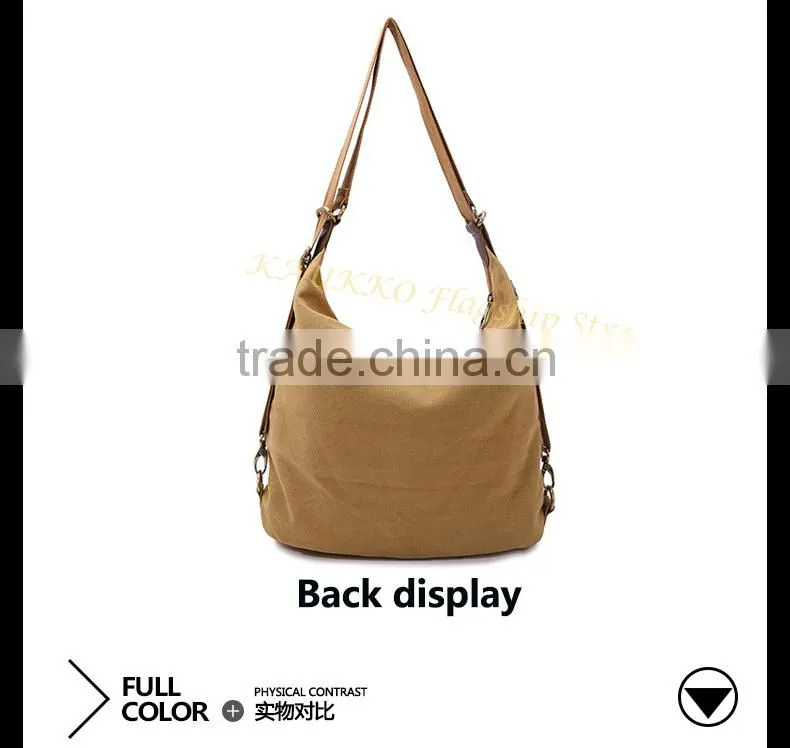 Canvas shoulder bag vintage-latest fashion handbag fashion bags ladies handbags