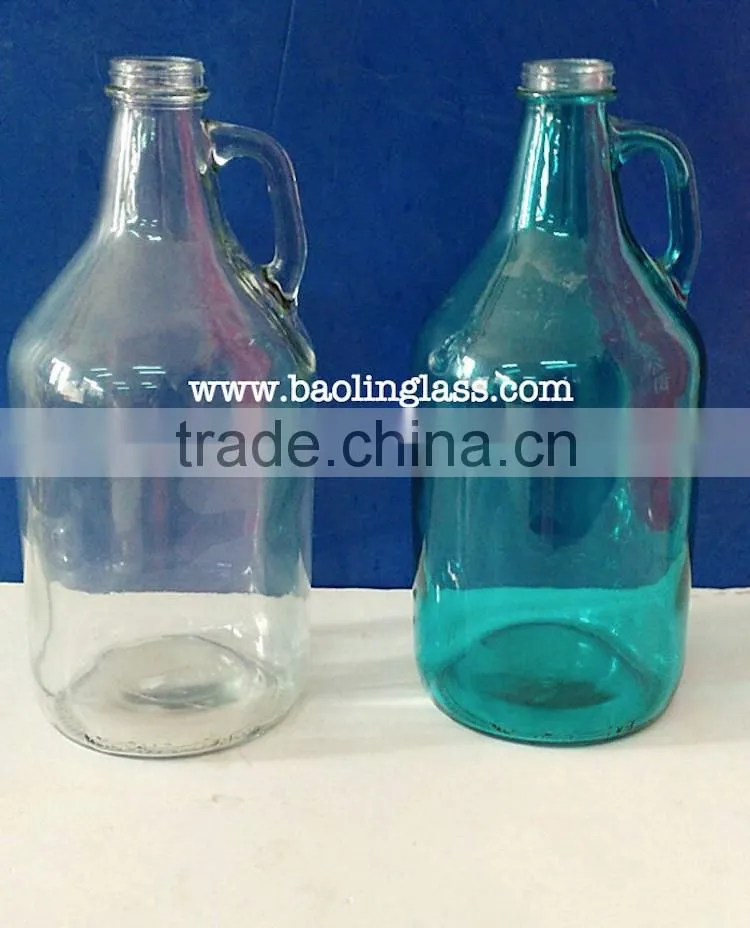 500ml amber beer growler with swing top