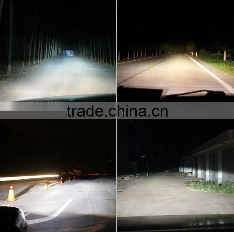 New latest!!! Waterproof Round Hot Sale Motorcycle car Headlight Two Types 12W DC 12V 12w LED work light+ Angel eyes