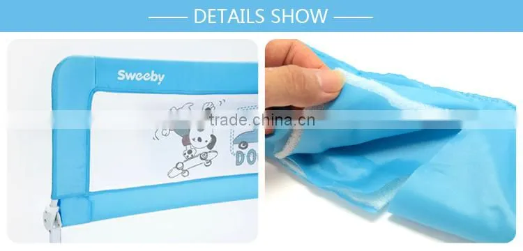 Foldable baby bed rail/playpen