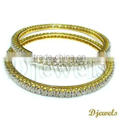Diamond Gold Bangles, Bridal Bangles, Bangles Jewelry