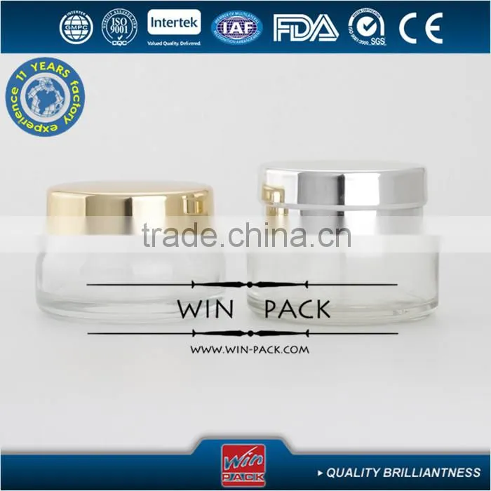 150ml clear glass bottle, cream bottle,personal care cosmetic lotion bottle