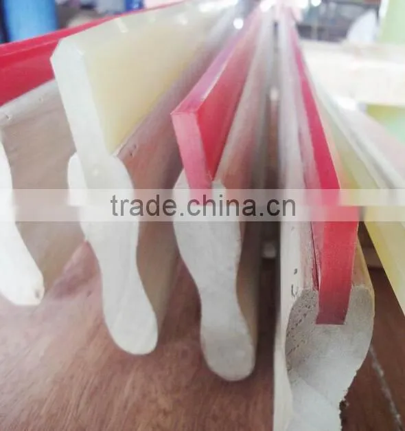 silkscreen squeegee rubber blade and handle