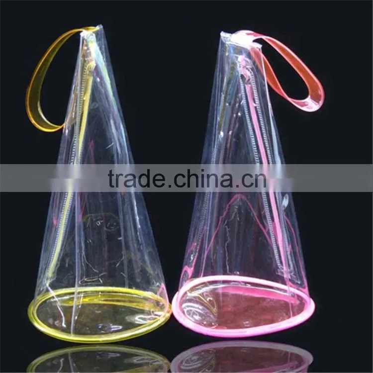 Custom Plastic PVC clear bag with logo print