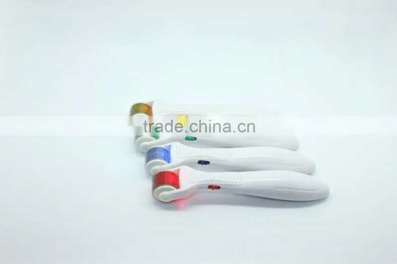 2015 body vibrator photon light therapy hot 540 needles led derma roller