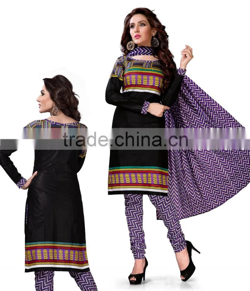 Black dress material women wholesale