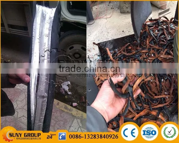 High temperature heating scrap cable skin aluminum plastic separating machine