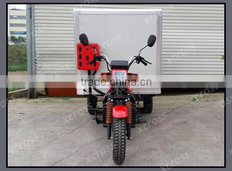 Cheap Water Cooled 200CC Cargo Tricycle Three Wheels Food Sale Motorcycle For Sale Xcargo200U