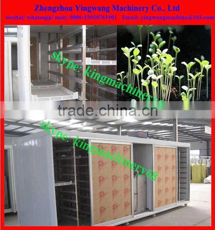 animal fodder green seedling growing machine