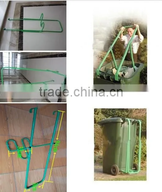 garden tool bag with iron wood fabric garden tool garden waste wheelie bin tool