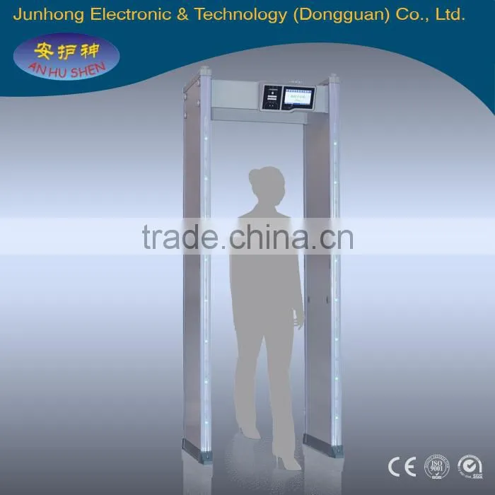 2016 advanced metal detector gate with LCD screen